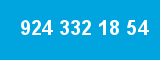 924 332 18 54